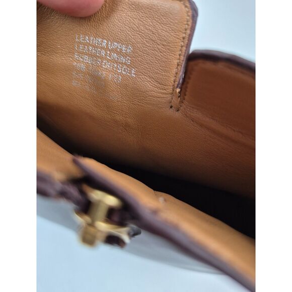 Tory Burch Women's Brown Everly Leather Ankle Booties Size 10 M - Picture 9 of 10